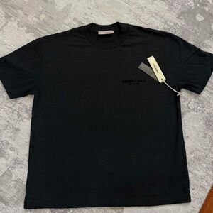Essentials Classic Black Short Sleeve Tee